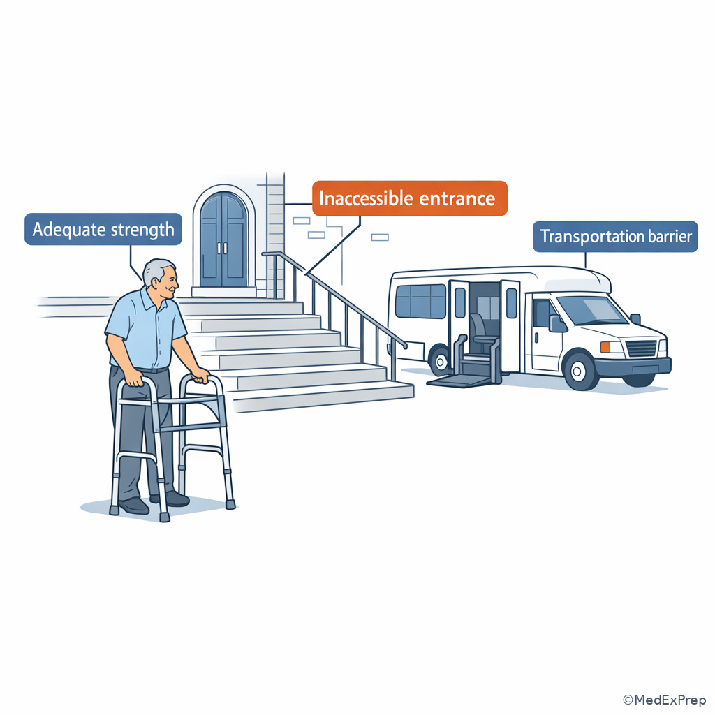 Home access barriers affecting participation
