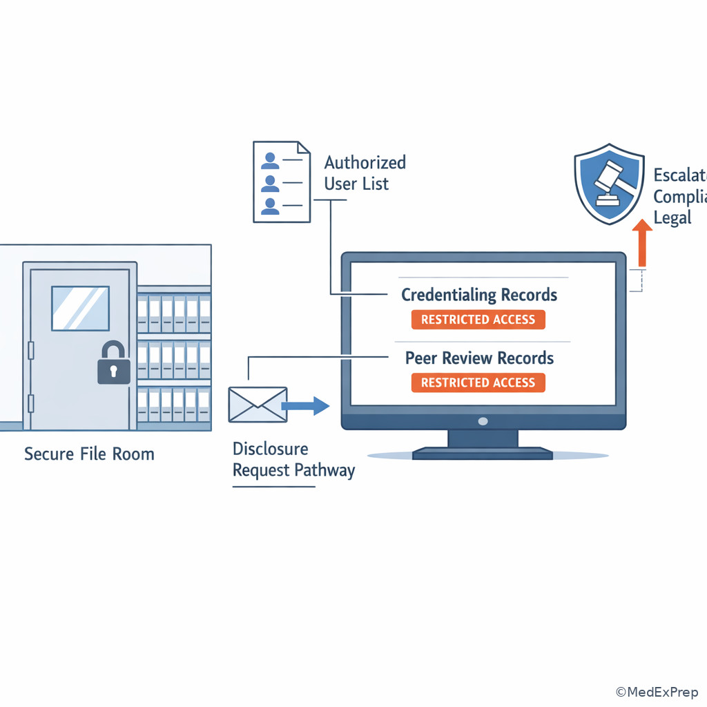 Confidential records access illustration