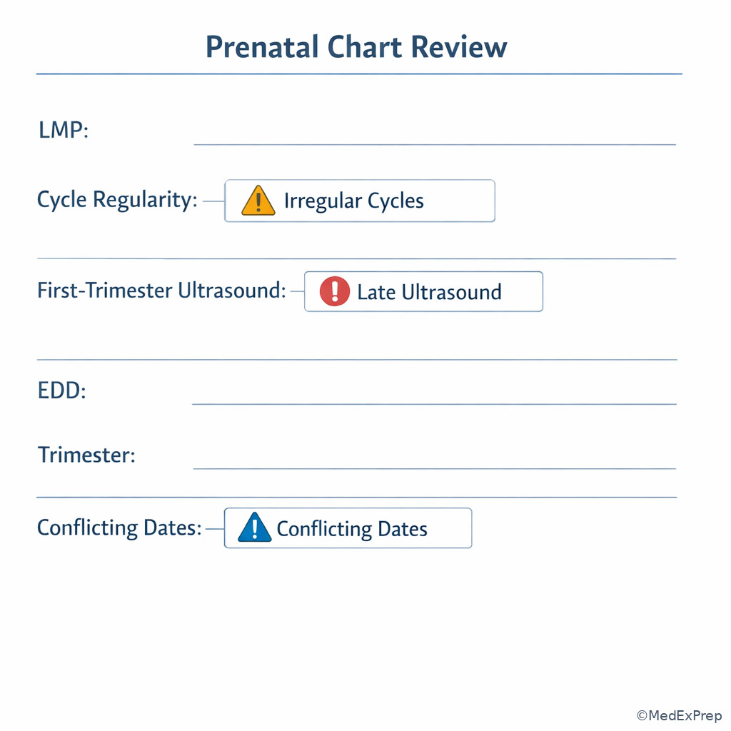Common dating pitfalls in prenatal chart review
