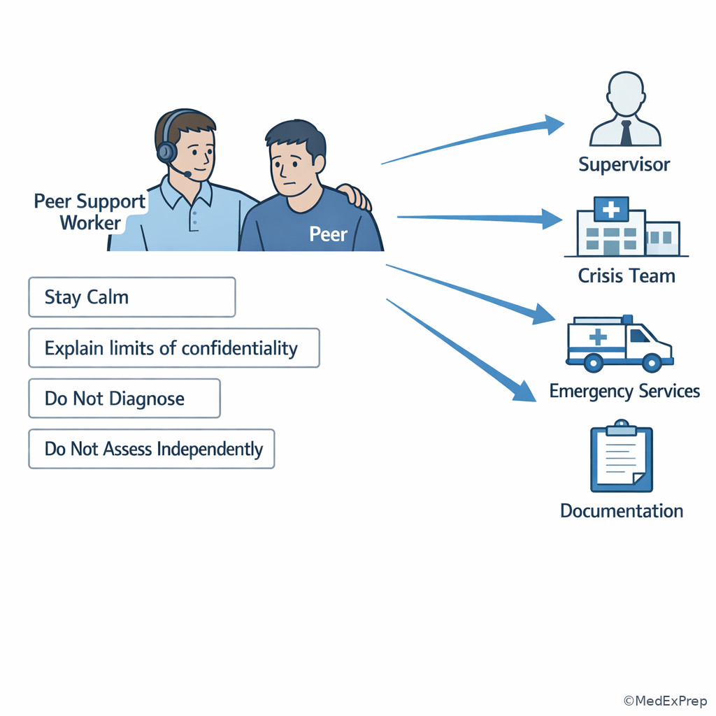 Safety escalation visual map