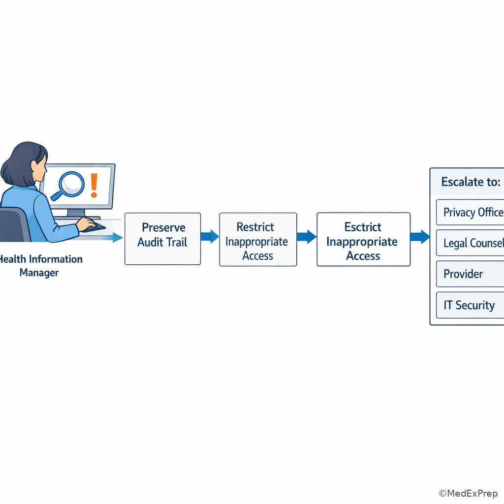 Escalation pathway illustration