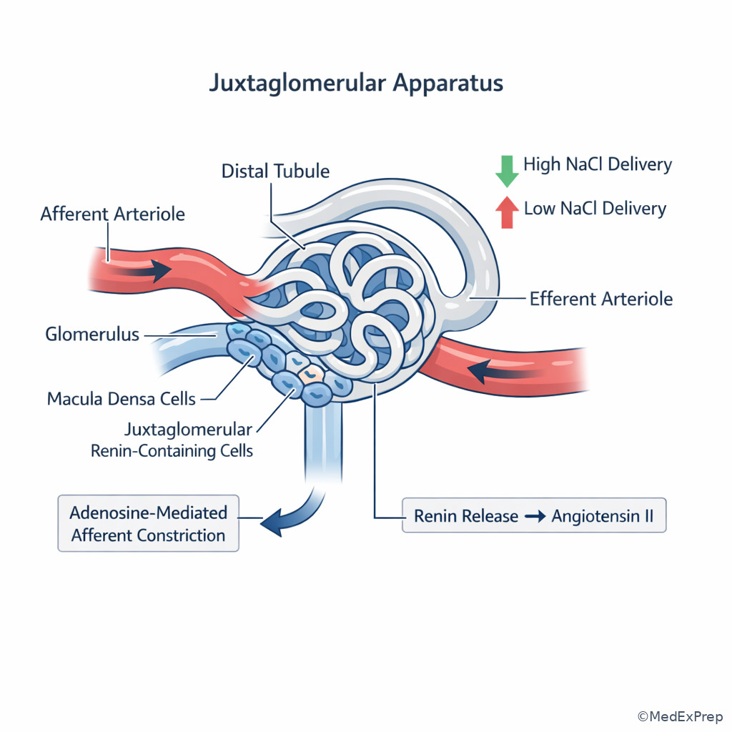 Renal autoregulation at the macula densa