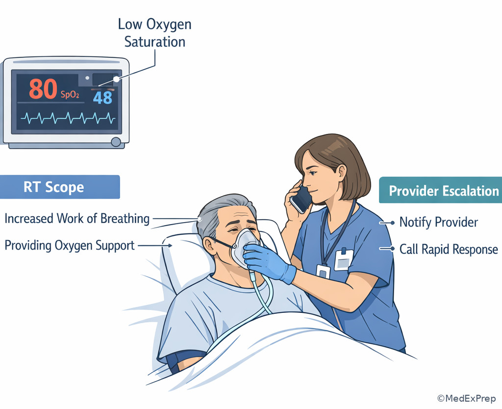 Fig 6. Scope-safe escalation in a deteriorating respiratory patient