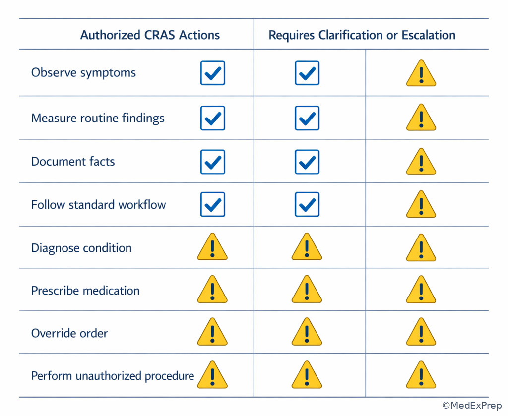 Fig 5. Authorized versus unauthorized action grid