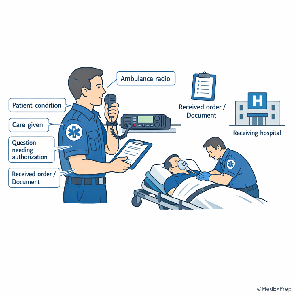 Fig 3. Medical direction communication map