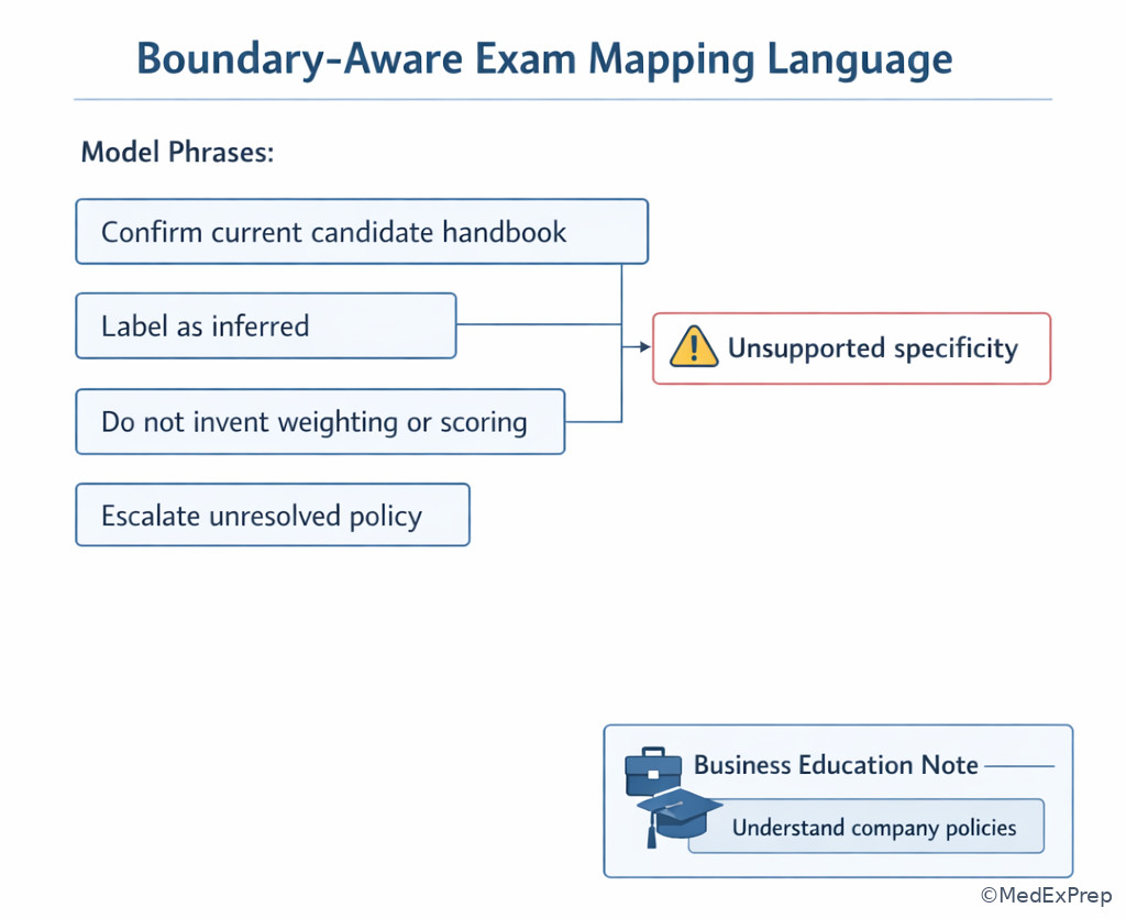 Boundary-aware documentation prompt card