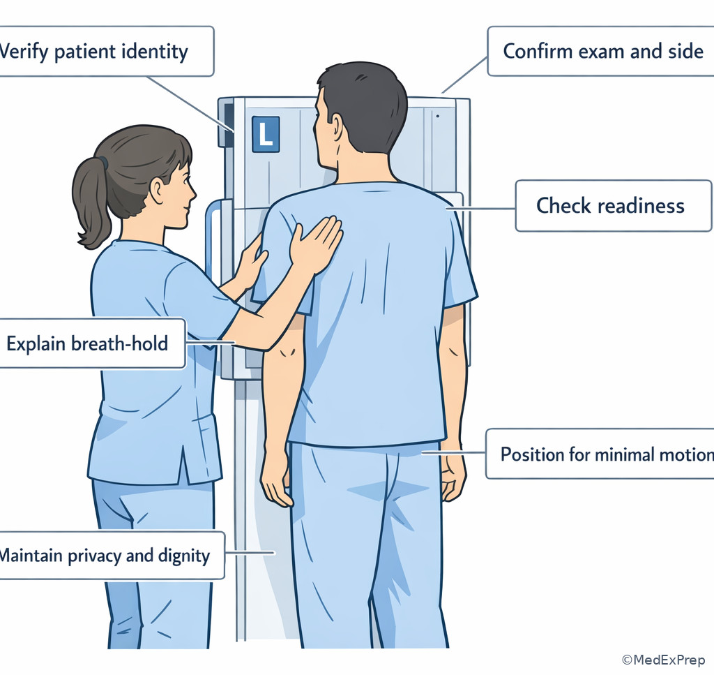 Fig 5. Communication checklist before exposure