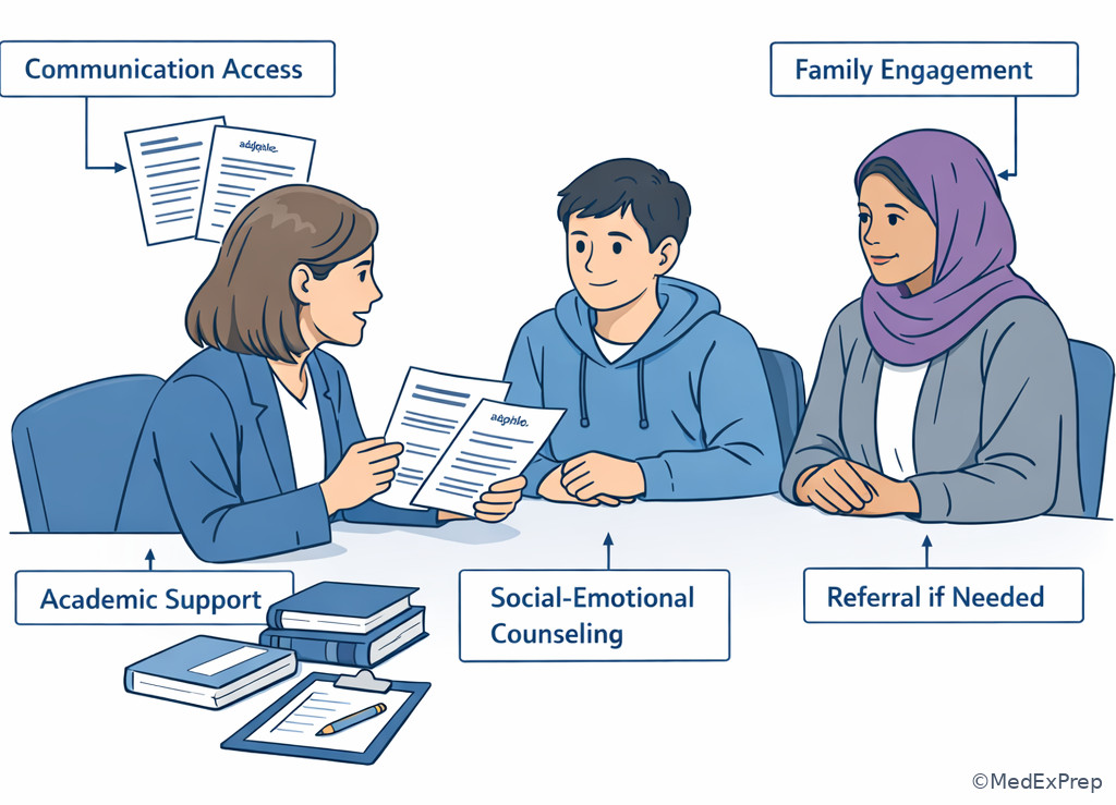 Culturally responsive counselor response in a school setting
