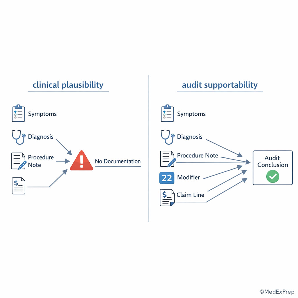 Audit boundary comparison panel