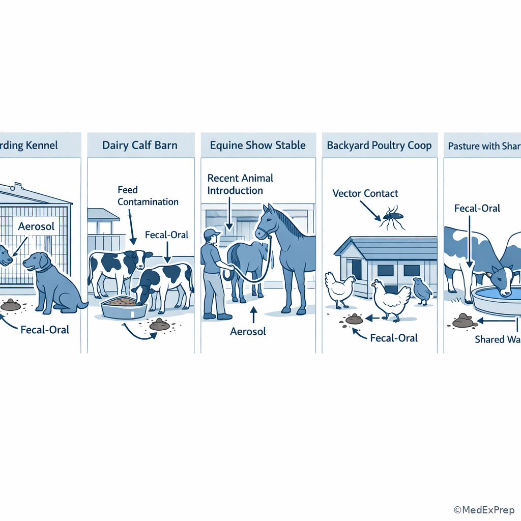 Herd and housing exposure illustration