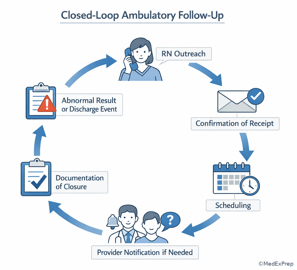 Closed-loop ambulatory follow-up pathway