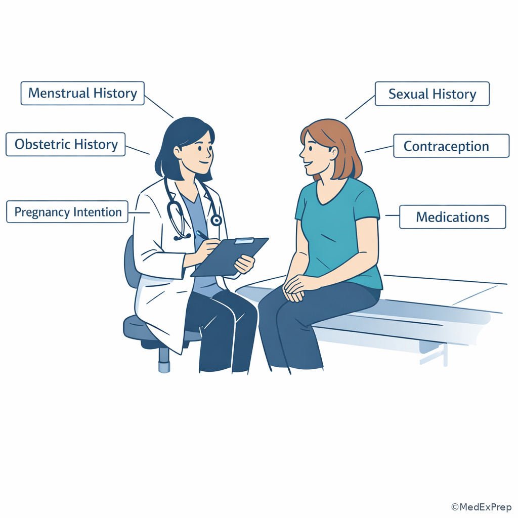 Structured preventive history intake