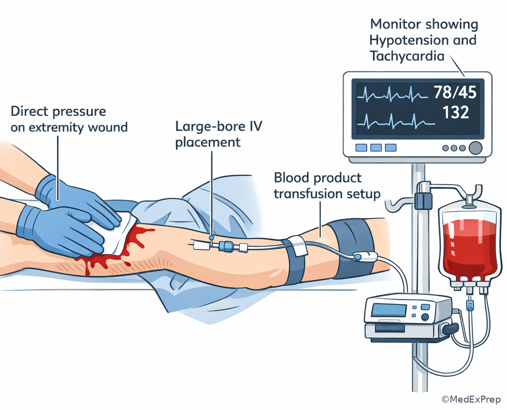External hemorrhage control priorities