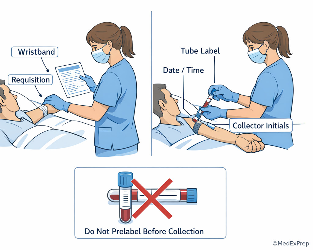 Fig 2. Bedside identification and labeling workflow