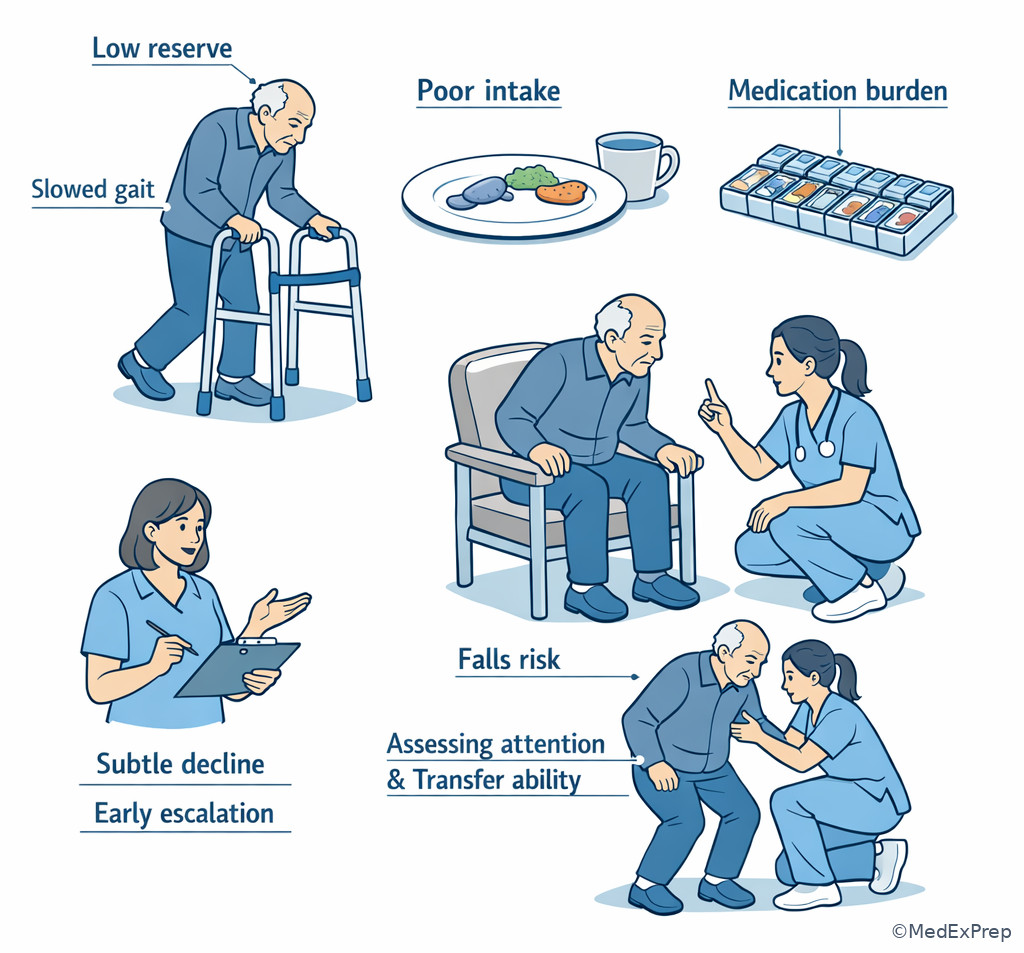 Fig 5. Frailty, low reserve, and early decline signals