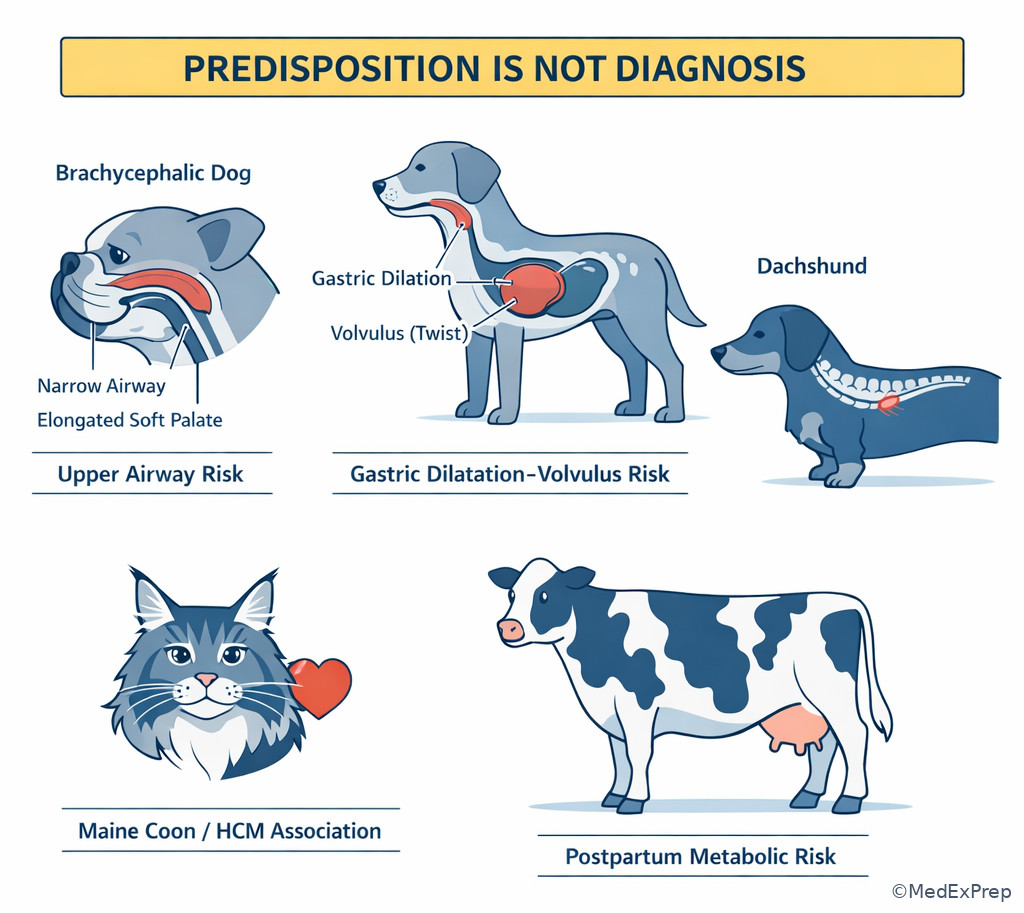Fig 4. Breed predisposition versus anchoring