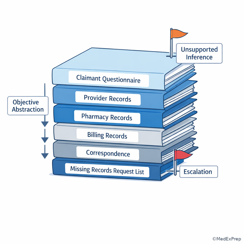 Case file source hierarchy visual