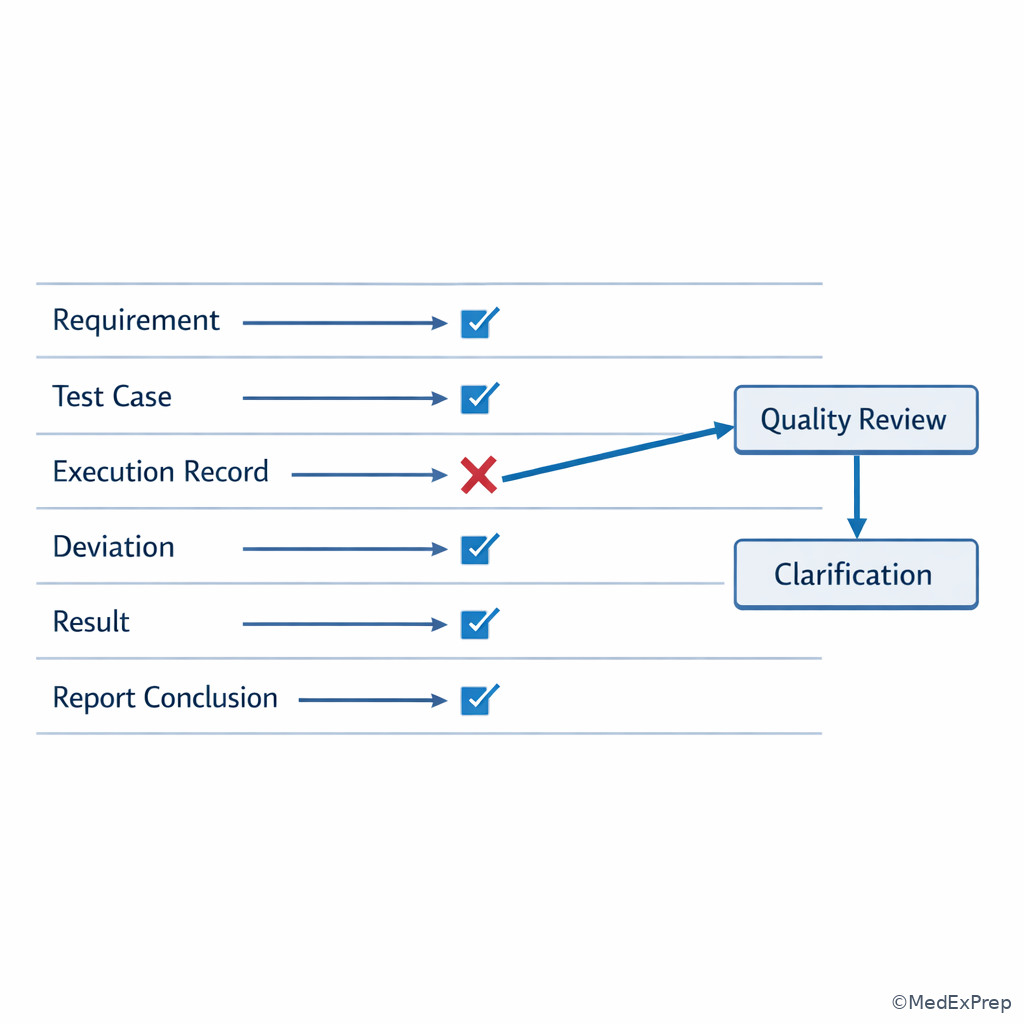 Traceability gap illustration