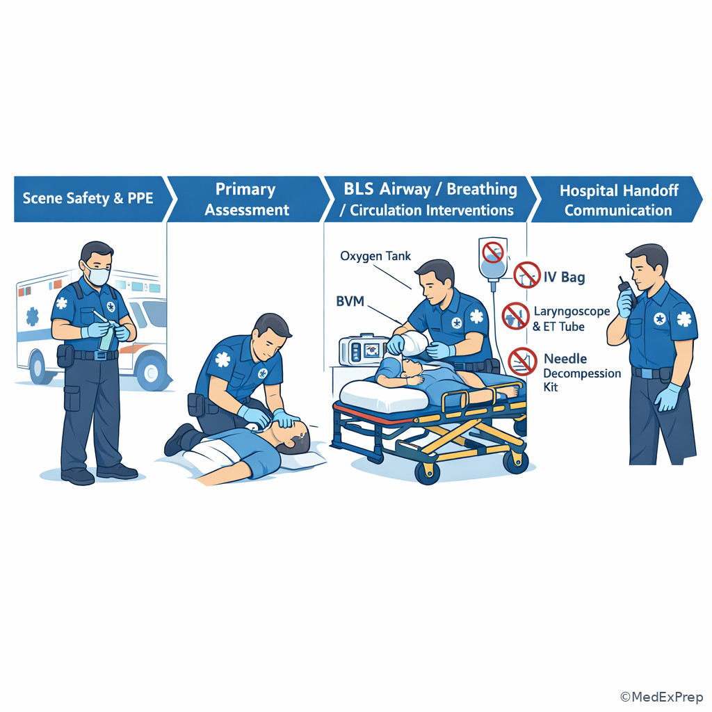 Scene-to-handoff scope illustration