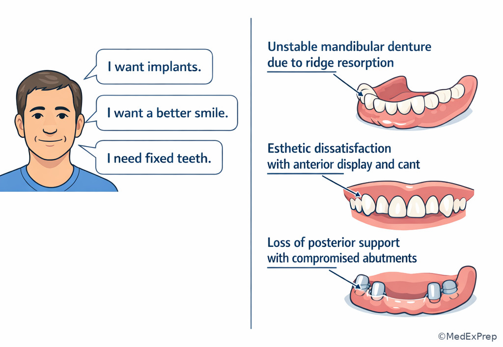 Comparison of patient request versus clinician problem synthesis