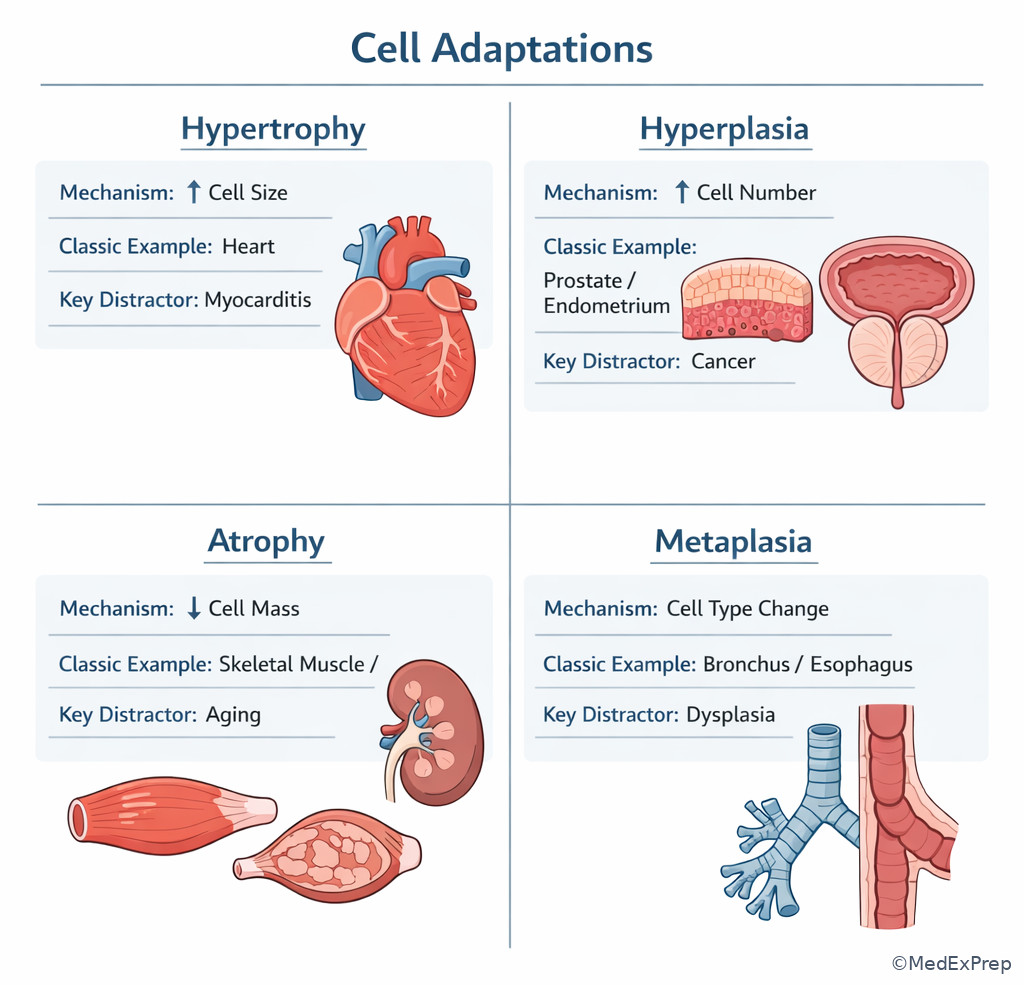 Fig 6. Summary comparison board for adaptation differentials