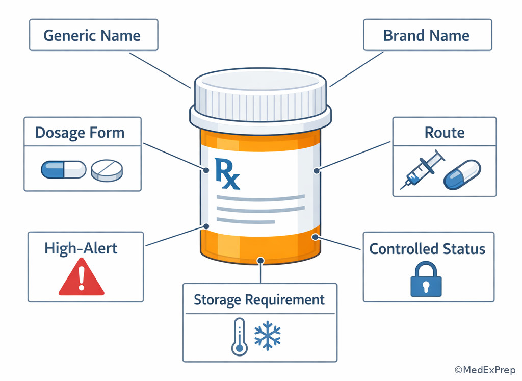 Medication knowledge cluster diagram