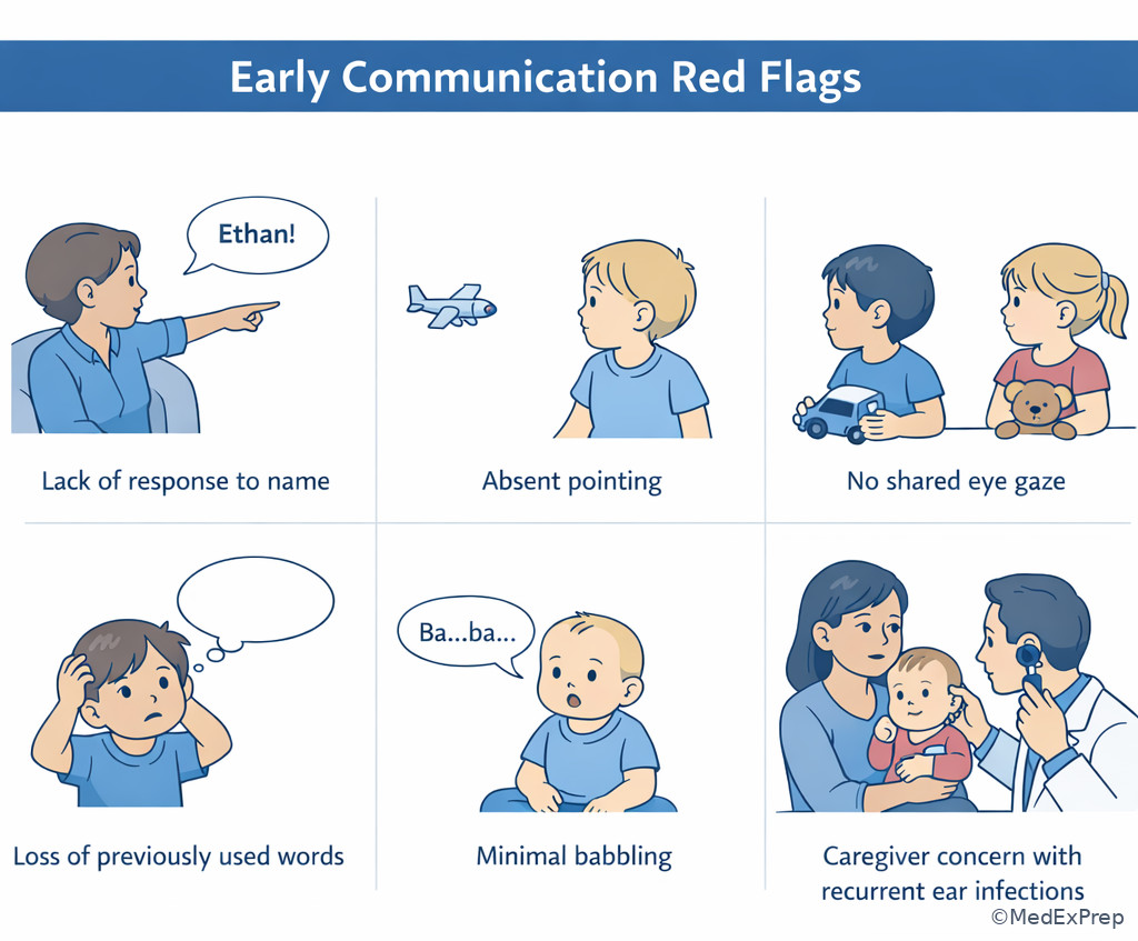 Red flag screening cues in infancy and toddlerhood