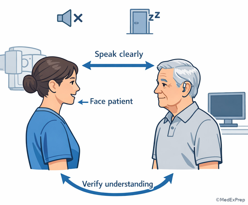 Hearing-support communication setup