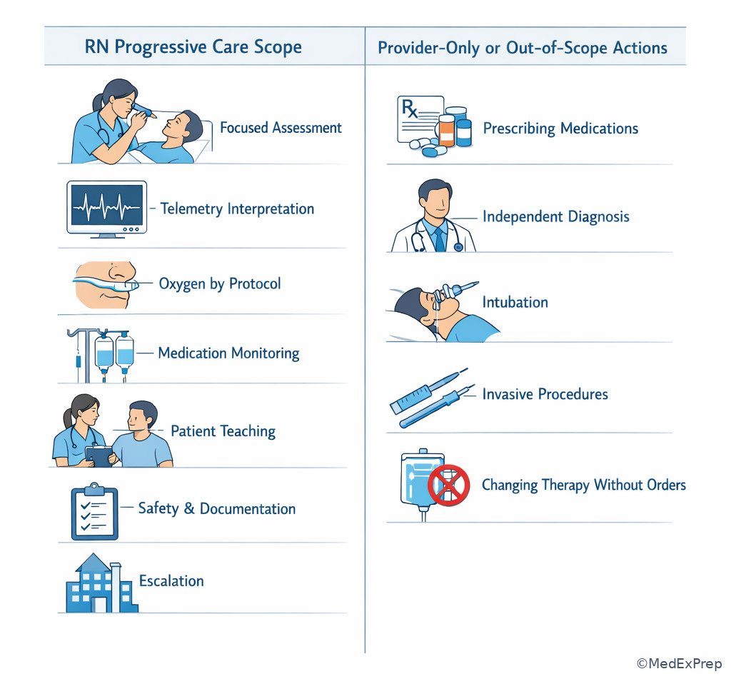Fig 3. RN scope versus provider-only actions