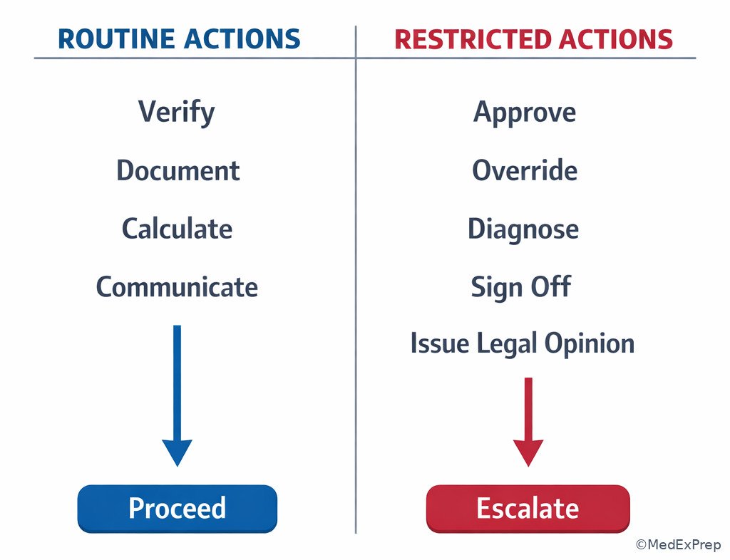 Role-boundary signal words visual cue sheet