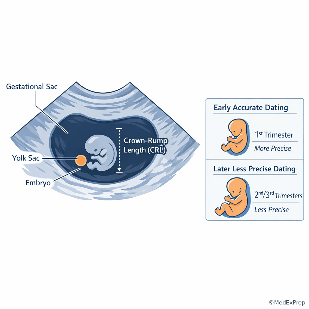 Early ultrasound dating landmarks