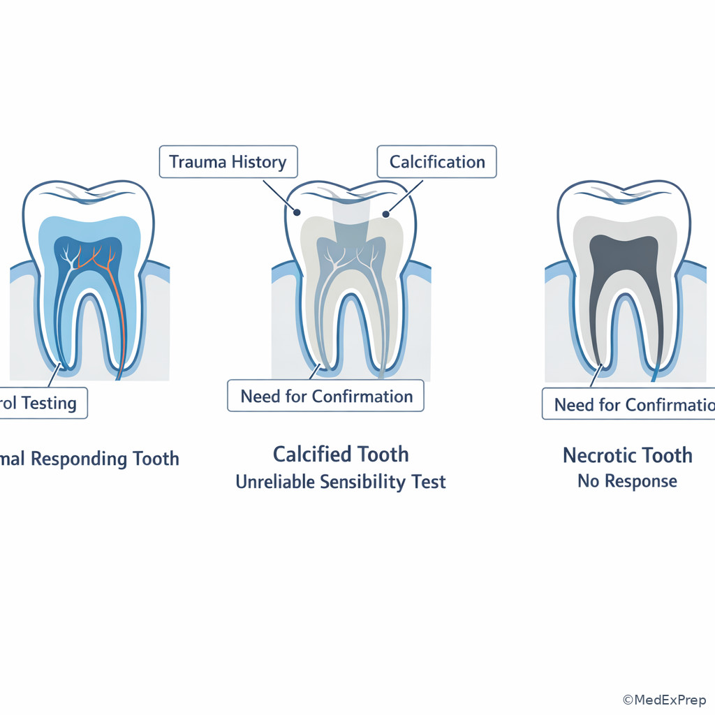 Failed versus inconclusive pulp testing image