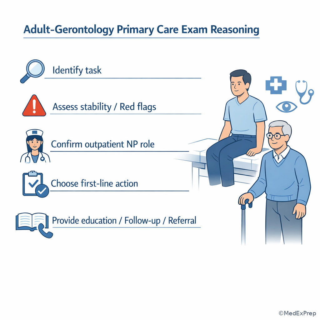 Fig 6. Board-style outpatient reasoning sequence