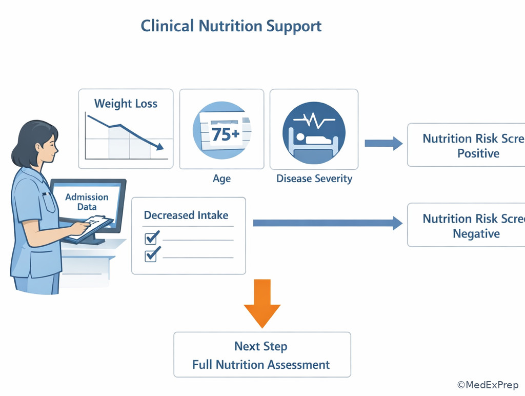 Ward admission screening workflow