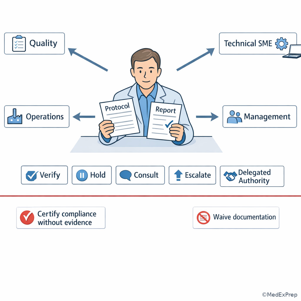 Validation governance handoff diagram
