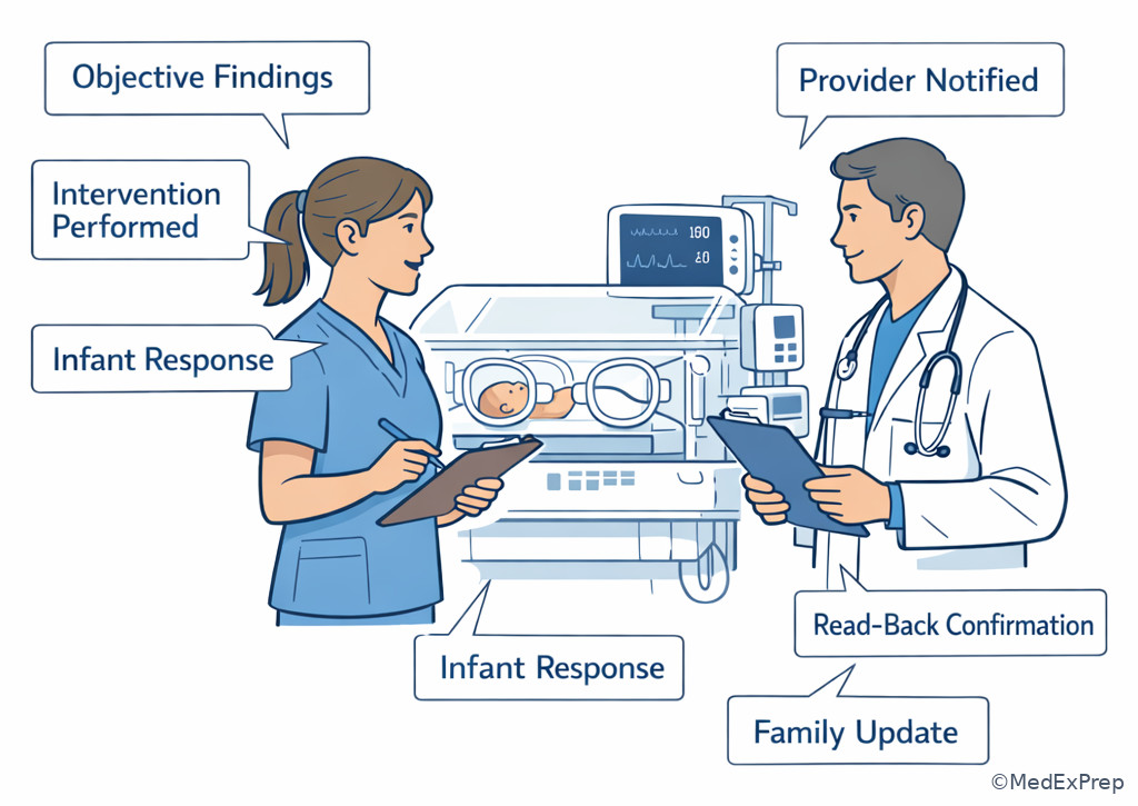 Fig 5. Closed-loop NICU communication and documentation