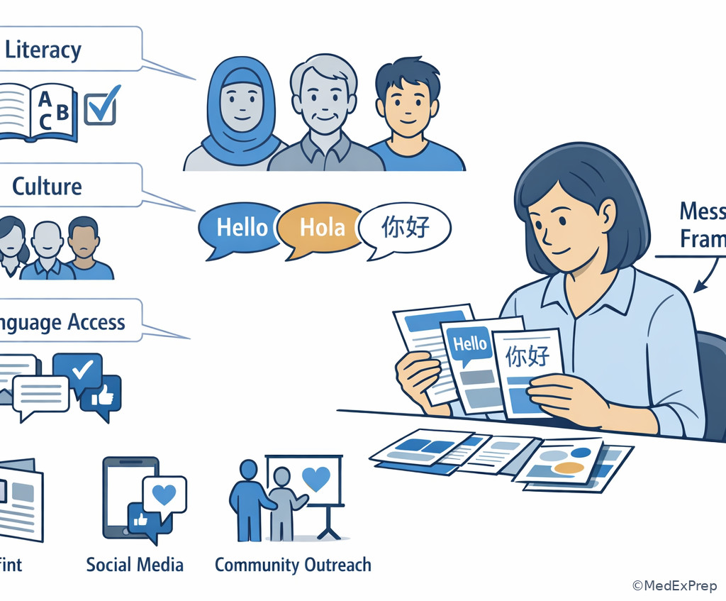 Audience message design illustration
