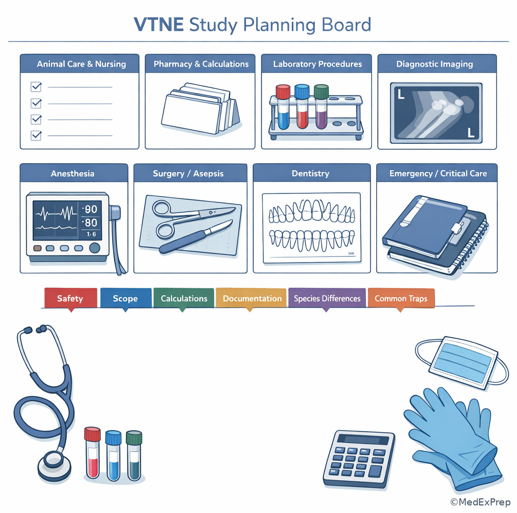 Fig 6. High-yield VTNE study board layout