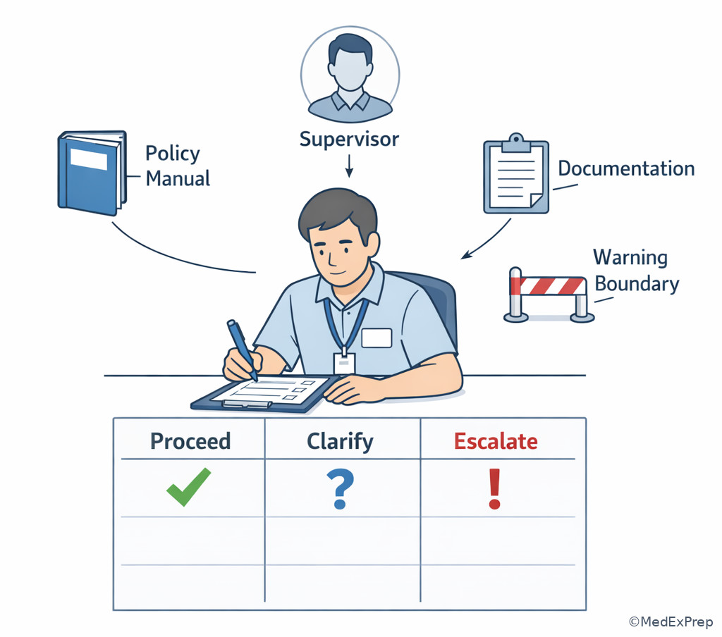 Entry-level professional boundary checklist