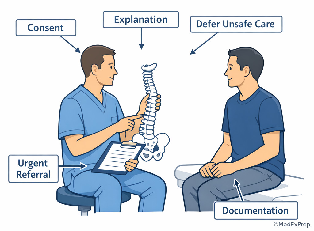 Fig 4. Professional consent and referral communication