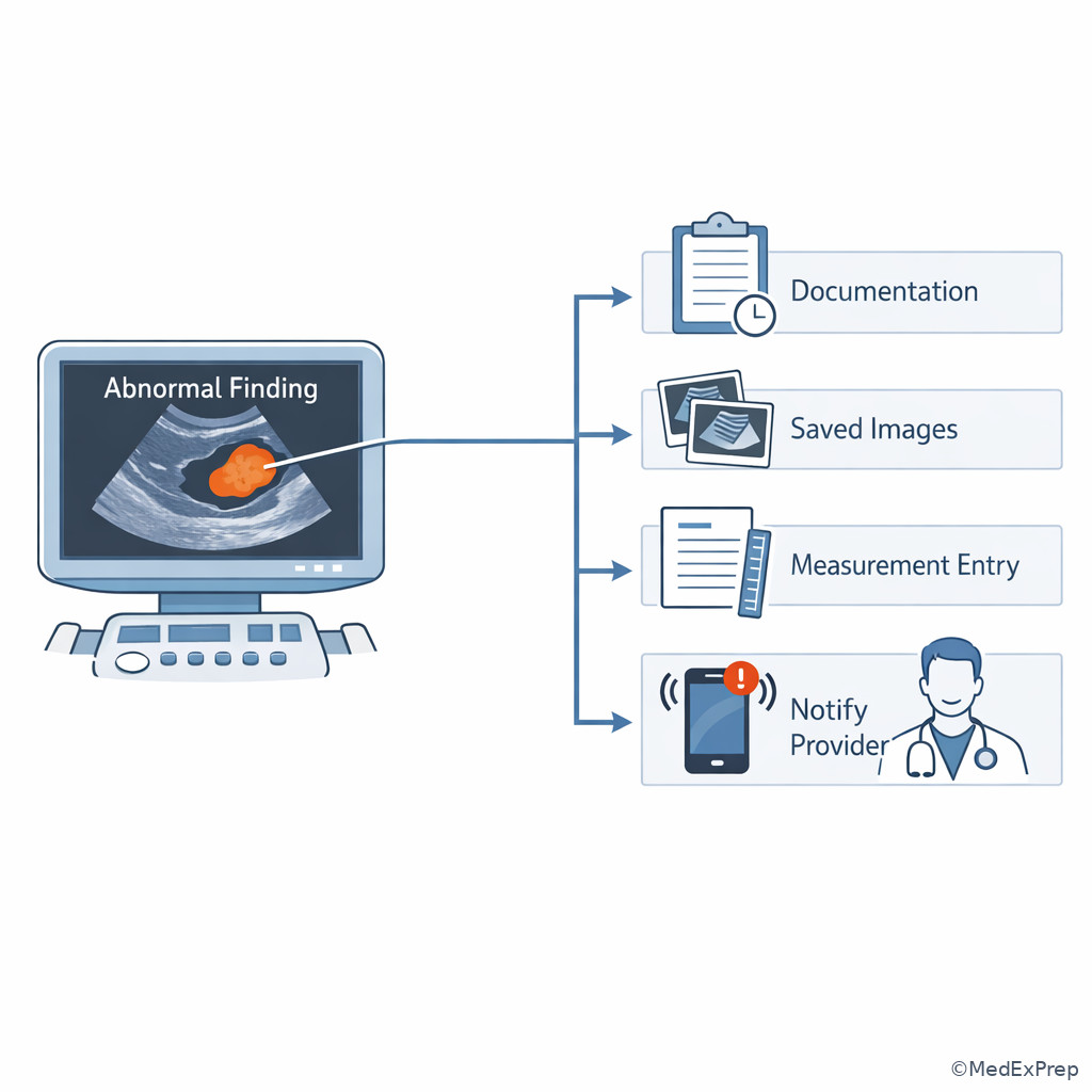 Urgent communication pathway illustration
