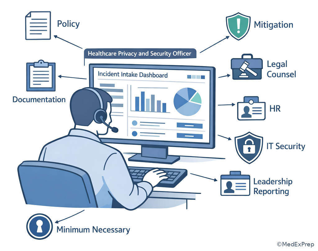 Healthcare privacy officer decision desk