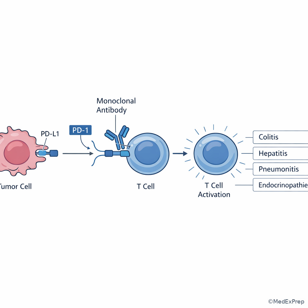 Fig 5. Immune evasion and checkpoint blockade illustration