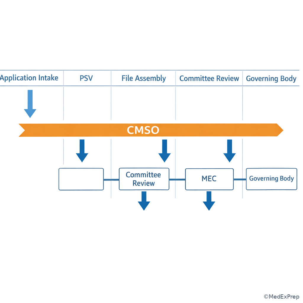 Credentialing office boundary illustration