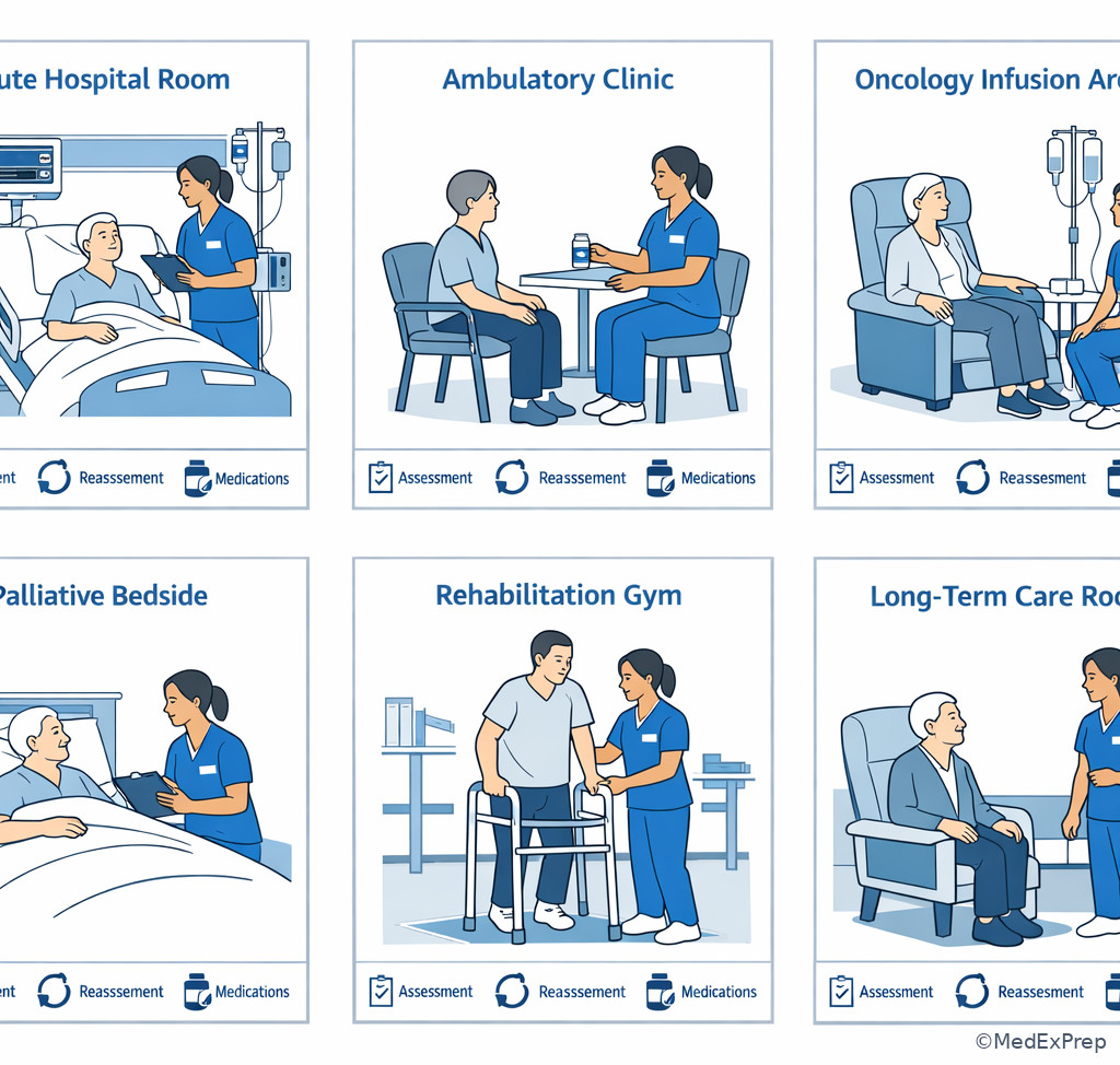 Pain nurse practice settings overview