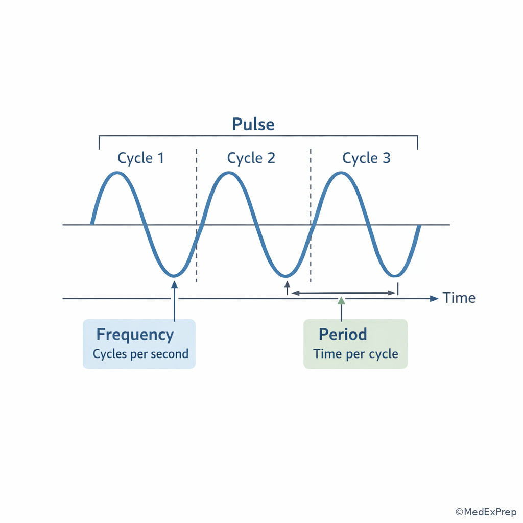 Fig 3. Pulse with multiple cycles labeled