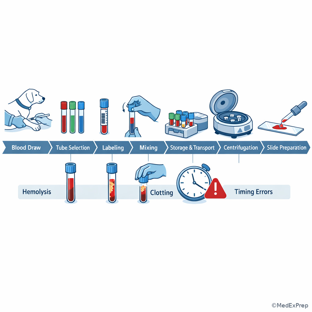 Laboratory specimen pathway from collection to result