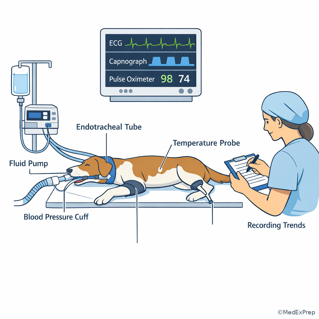 Anesthesia monitoring station overview