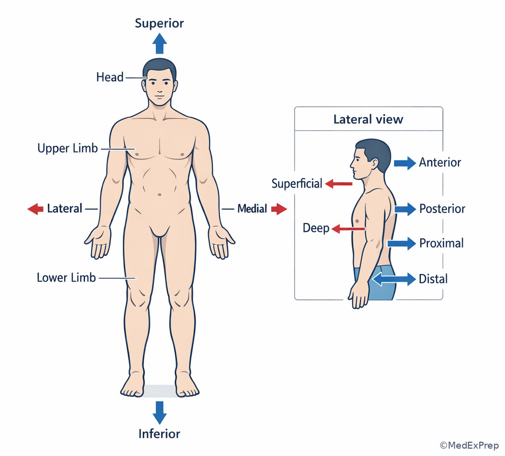 Fig 2. Anatomical position overview