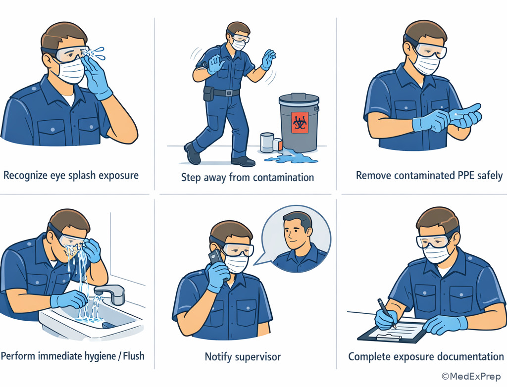 Fig 5. Post-exposure response sequence for EMS crews